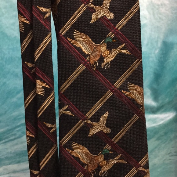 Robert Talbott Other - Beautiful Pheasant (or Duck 🦆?)silk tie, EUC
